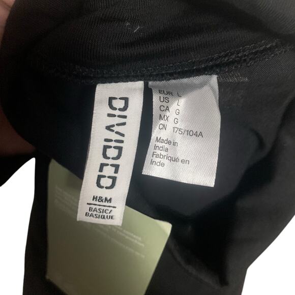 Divided By H&M Long Sleeve Turtle Neck Top Womens Size L - Picture 4 of 8